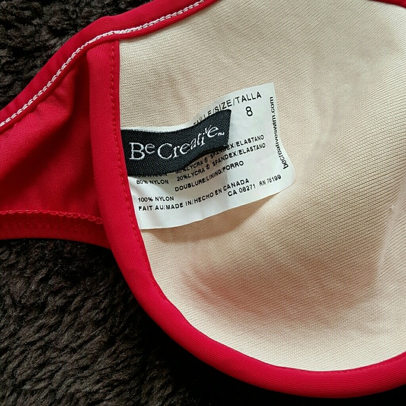 Be Creative red bikini size 8 - Picture 3 of 4